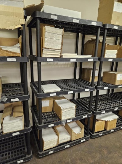 Heavy-Duty Plastic Shelf Organizers 6ft Tall