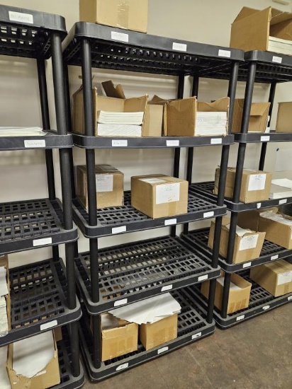 Heavy-Duty Plastic Shelf Organizers 6ft Tall