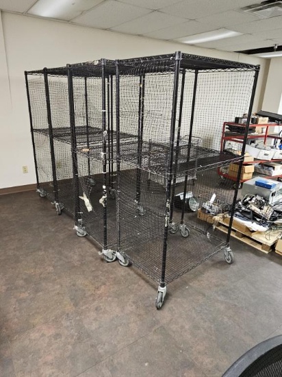 Metro Style Job Cart on Casters - Lot of 4 (No Con