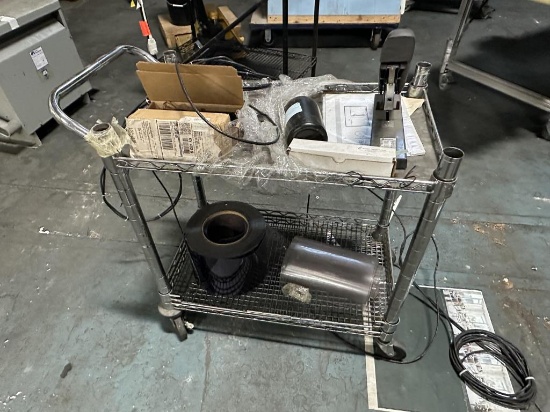 Metro Style Trolley w/ Contents including Large Un