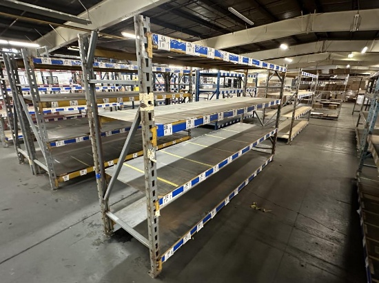 Pallet Racking w/ Thin Sheet Metal Decking Measure