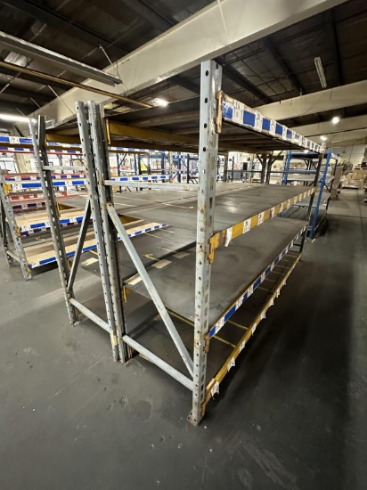Pallet Racking w/ Thin Sheet Metal Decking Measure