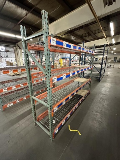 Interlake Pallet Racking w/ Wire Decking Measures