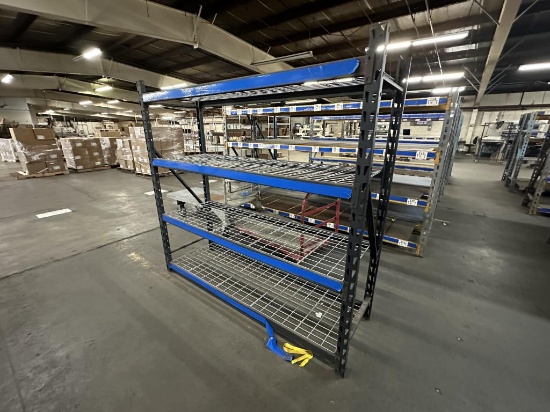 Pallet Racking w/ Wire Decking Measures 6'x6'x2'
