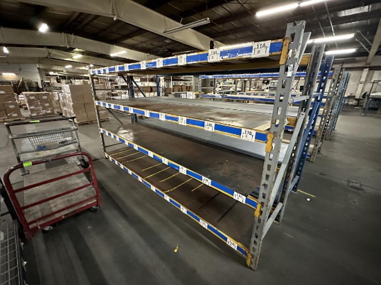 Pallet Racking w/ Thin Sheet Metal Decking Measure