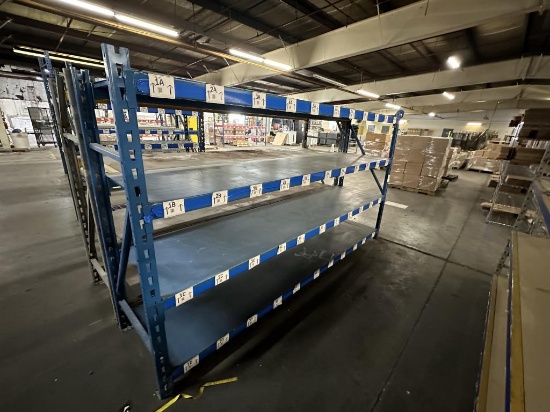 Pallet Racking w/ Thin Sheet Metal Decking Measure