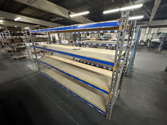 Pallet Racking w/ Wood Decking Measures 6'x10'x2.5