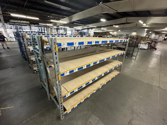 Pallet Racking w/ Wood Decking Measures 6'x10'x2.5