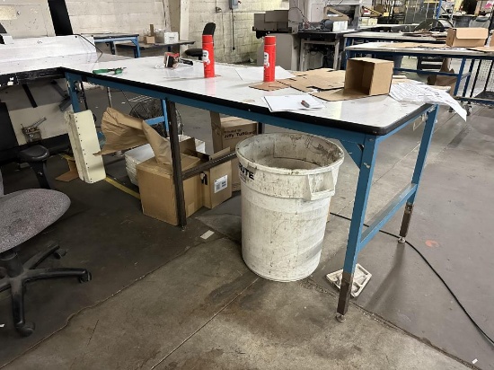 Heavy Duty 3x8 Work Table (No Contents)