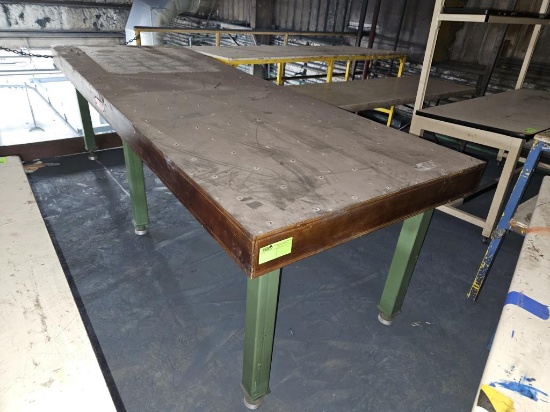 Metal AB Air Table Measures 117"x42"x36" Condition
