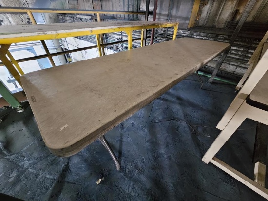 Lifetime Folding Table 8'x2.5'x2.5'