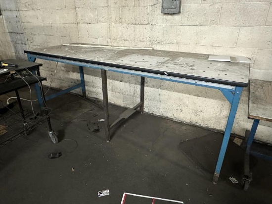 Heavy Duty 3x8 Work Table (No Contents)