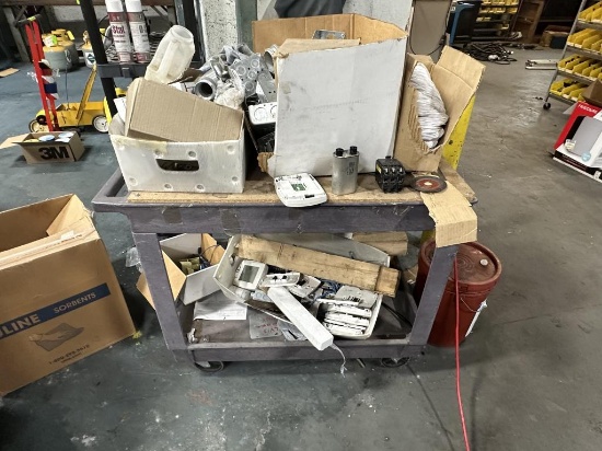 Cart w/Electrical Supplies