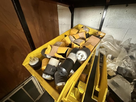 Yellow Bins & Contents - New & Used Breakers, Plug