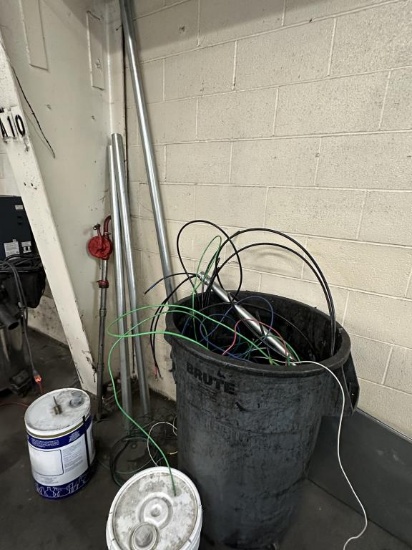 Barrel Pump/Conduit/ Misc. Copper Wire in Garbage