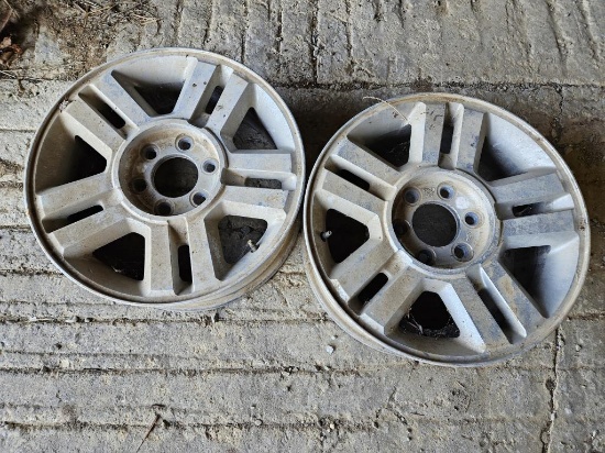 18" Ford F150 Aluminum Wheel Rims (2) 4L341007DC