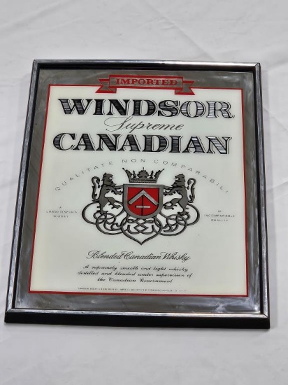 Windsor Canadian Crest "Supreme" Bar Mirror