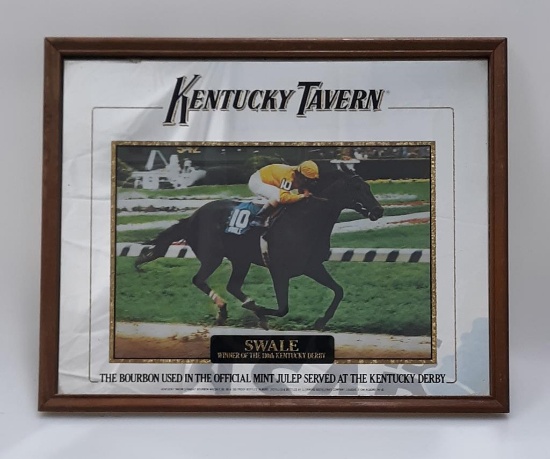 Kentucky Tavern Derby 110 "Swale" Photo Bar Mirror