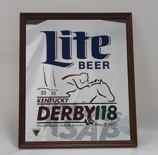 Lite Beer Derby 118 "Spires & Jockey" Art Mirror