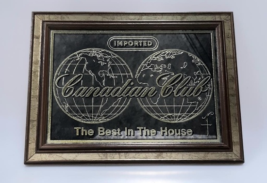 Canadian Club "Best in the House" Bar Wall Mirror