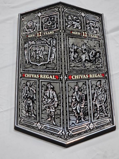 Chivas Regal Scotch "Gaelic" Large Mirror - Framed