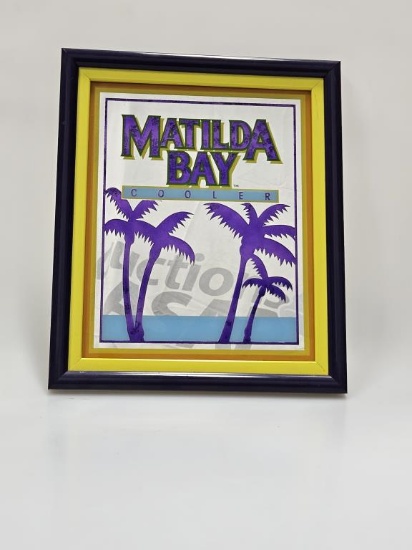 Matilda Bay Cooler "Palm Trees" Bar Mirror