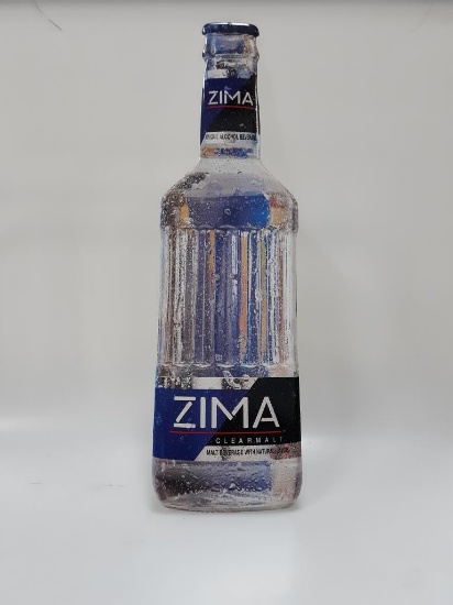 Zima Clearmalt Beverage Tin Wall Sign