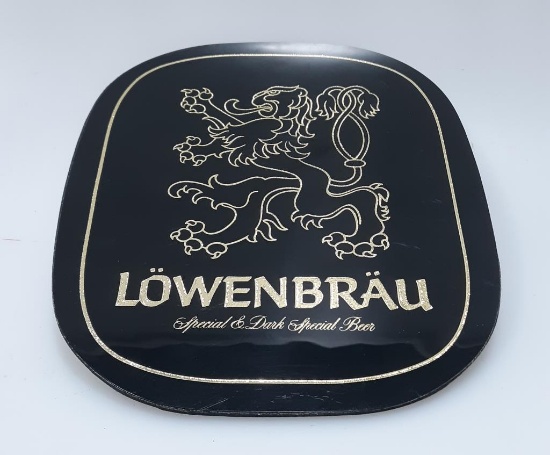 Lowenbrau "Special" Round Glass Mirror - No Frame