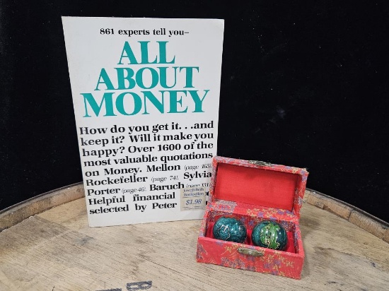 Good Fortune Set - Baoding Balls/Money Book