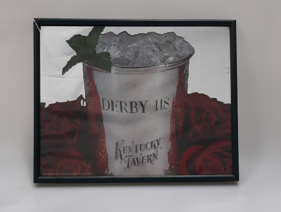 Kentucky Tavern Derby 118 Silver Mint Julep Mirror