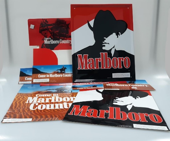 Marlboro Country Promotional Tin, Posters, Display