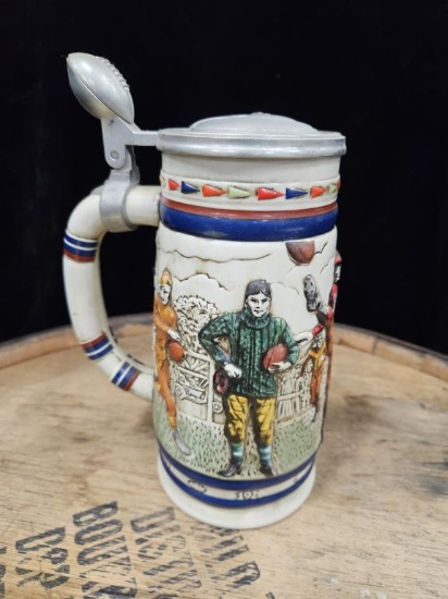 1983 "History of Football" Themed Beer Stein