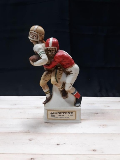 Lionstone Whisky 1974 Sports Football Decanter