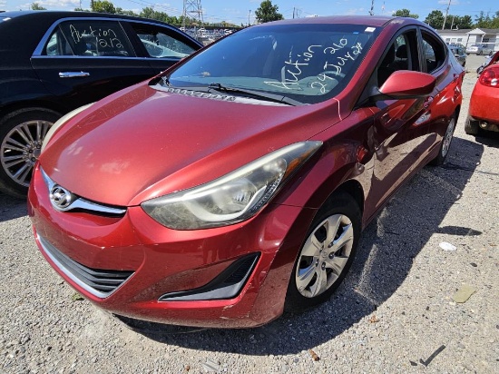 2016 Hyundai Elantra Tow# 15474