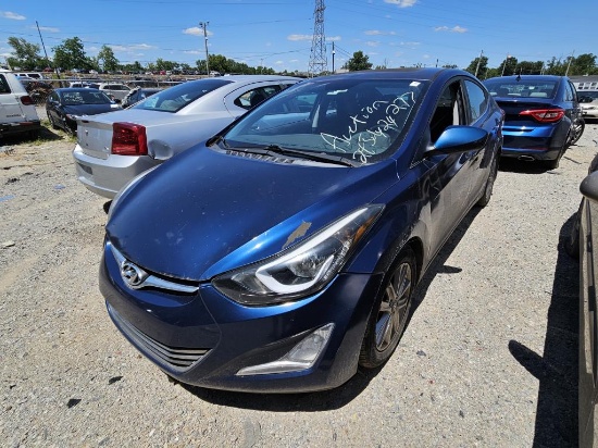 2015 Hyundai Elantra Tow# 16242