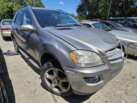 2007 Mercedes-Benz ML350 Tow# 15856