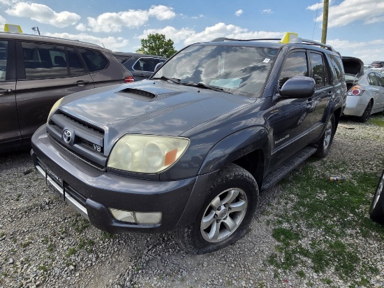 2005 TOYOTA 4 RUNNER Tow# 9065159