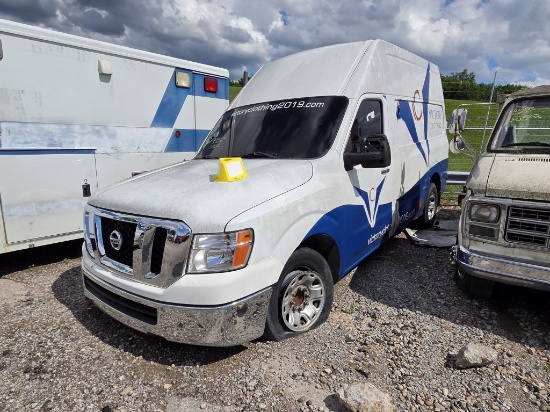 2012 NISSAN NV CARGO VAN Tow# 9203734