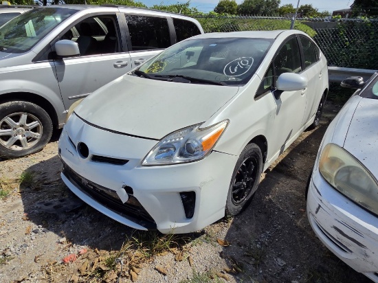 2012 TOYOTA PRIUS Tow# 9565613