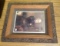 Early gilded framed Portrait (print) of Robert E Lee 31 by 27