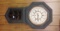 Regulator Calendar Clock with key and pendulum 33 long in original green paint