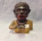 Lady Black memorabilia Cast iron Bank made in England number 285 named Dinah 7 tall