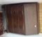 Serpentine Front, claw foot Ladies Secretary Desk , original finish fitted interior 43 by 34