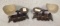 Two Miniature hand painted Gold Scales  5 by 3
