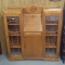 Drop Center Oak Book/Writing Desk 50 by 48 by 15