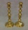 Williamsburg Virginia Metalcrafters Candlesticks 11 tall