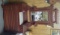 Marble insert Dresser with carved mirror Top 76 by 38 by 18