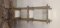 Brass three tier marble insert Stand , very ornate, 41 by 13