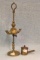 Adjustable Brass Reading Lantern and kerosene can