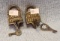 Pair Keen Kutter Brass Locks with key by Simmons